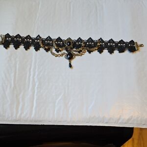 Elegant Black Lace Choker Necklace